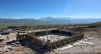Bölgede bir ilk! Gasilhane inşaatı başladı