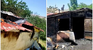 Çiftlikte çıkan yangın büyük zarara yol açtı