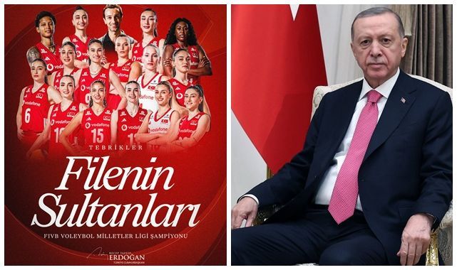 Cumhurbaşkanı Erdoğan’dan 'Filenin Sultanları’na tebrik   