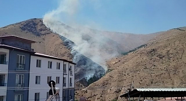 Dağlık alanda yangın paniği! Ekiplerin müdahalesi sürüyor