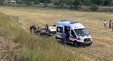 Erzurum'da feci kaza! Takla atan otomobilde can verdi