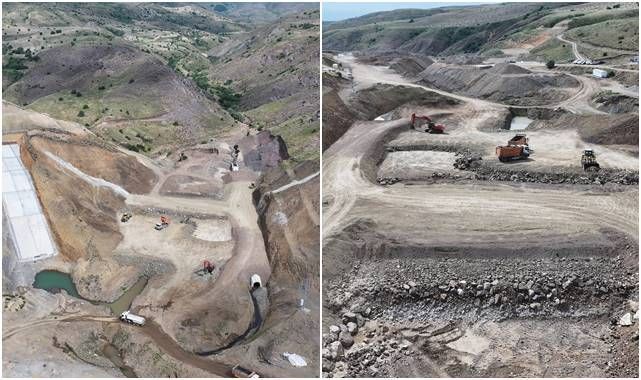 Erzurum'da tarıma can verecek gölet!