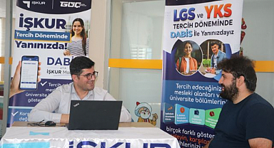 Erzurum'da tercih döneminde DABİS desteği