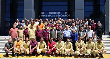 Erzurum'da 'Yeşil Vatan' savunması ekipler yola çıktı!