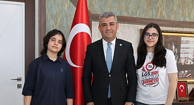 Erzurum'un LGS şampiyonlarını ağırladı
