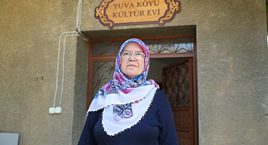 Gelin geldiği köyün turizm muhtarı oldu!