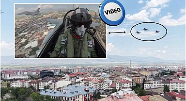 Hava Kuvvetlerinden Erzurum Kongresi'ne özel selamlama uçuşu
