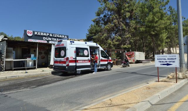 Kontrolden çıkan motosiklet devrildi