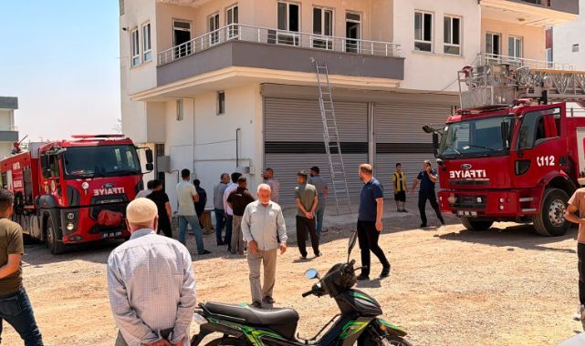 Korku dolu anlar: işçiler yangından böyle kurtarıldı