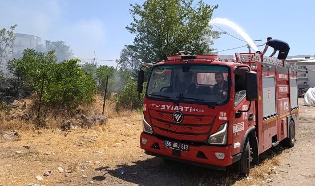 Meyve ağaçları alevlere teslim oldu!