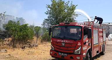 Meyve ağaçları alevlere teslim oldu!