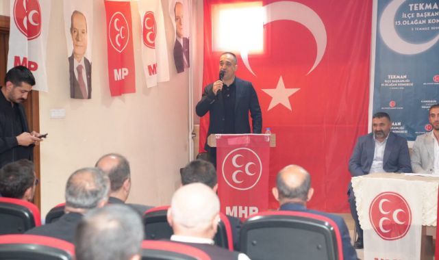 MHP Erzurum Tekman İlçe Kongresi gerçekleştirildi