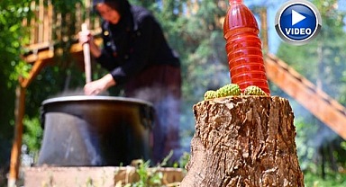 Odun ateşinde 8 saat kaynıyor! Tadını doyum olmayan lezzet