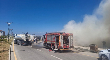Ot yangını itfaiyeyi alarma geçirdi!