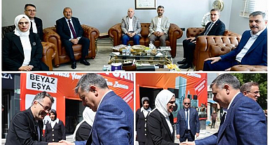 Pusula gazetesini ziyaret eden Bakan Çiftçi'den dikkat çeken mesajlar 