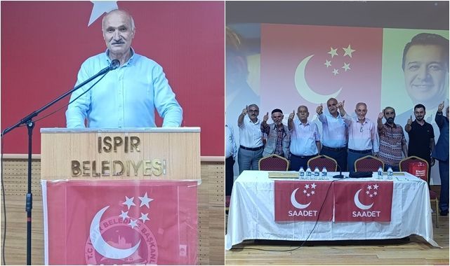 Saadet Partisi Erzurum İspir İlçe Başkanlığı Kongresi tamamlandı