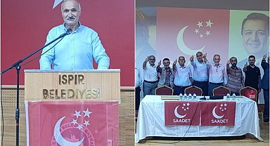 Saadet Partisi Erzurum İspir İlçe Başkanlığı Olağan Kongresi tamamlandı
