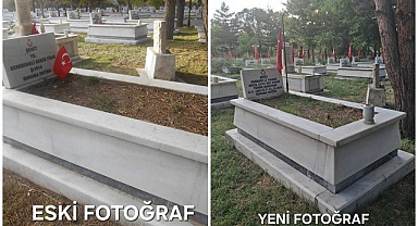 Şehidin mezar taşında ikinci kez isim hatası