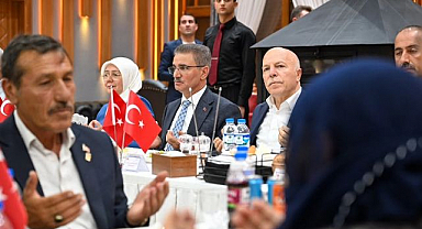 Şehit aileleri ve gaziler aynı sofrada buluştu