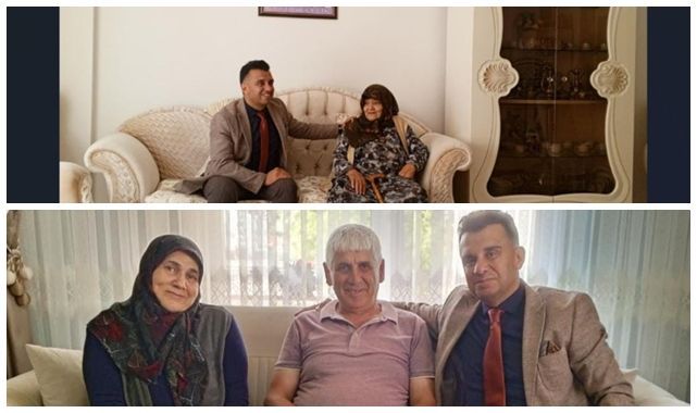 Şehit annesi ve gazi ailesine anlamlı ziyaret