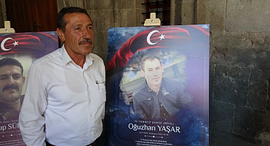Şehit oğluna yüreğini şiire döktü