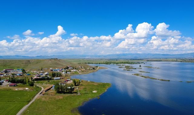 Sınır hattındaki araziler su altında kaldı!