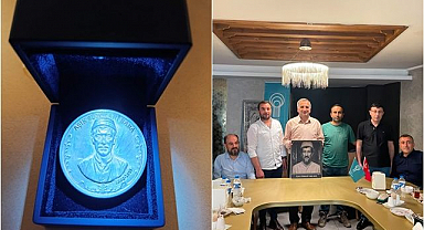 Sümmani Baba'nın silüeti geleceğe taşındı! İşte o madalyon