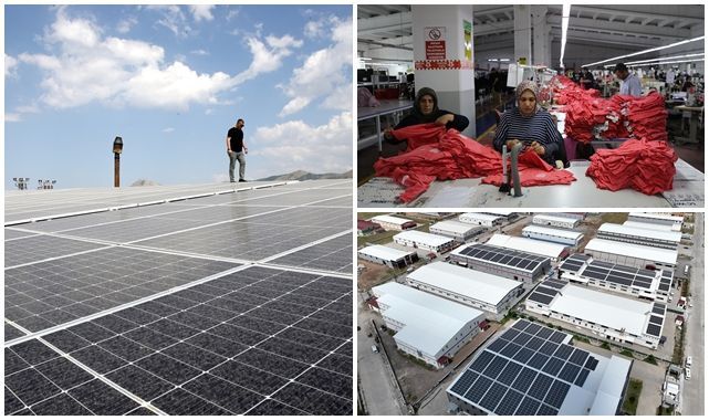 Tekstil fabrikaları enerjisini güneşten karşılıyor