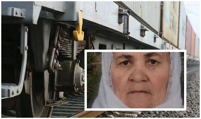 Trenin çarptığı yaşlı kadın hayatını kaybetti 