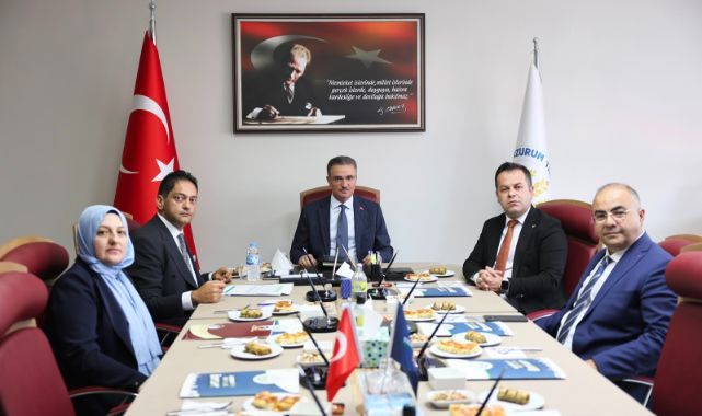 Vali Baruş, Erzurum Ticaret Borsası'nın stratejik projelerini inceledi