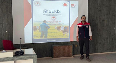  Veteriner hekimlere GEKİS sistemi anlatıldı