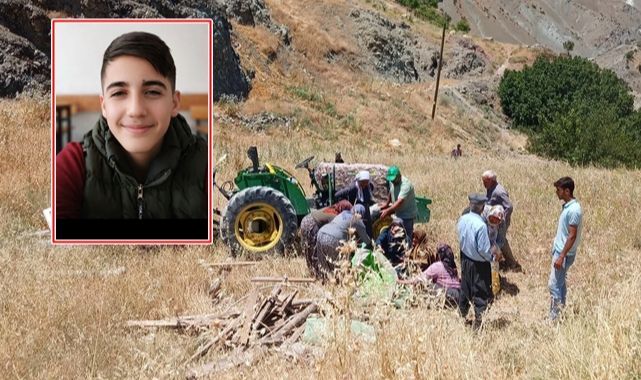 Virajı alamayan traktör canından etti!