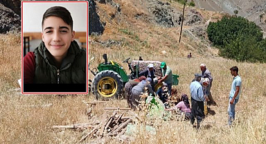 Virajı alamayan traktör canından etti!