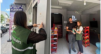 Yeşilay'dan esnafa bağımlılıkla mücadele ziyareti