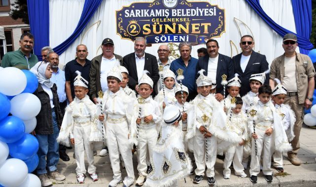 200 çocuğa sünnet şöleni!