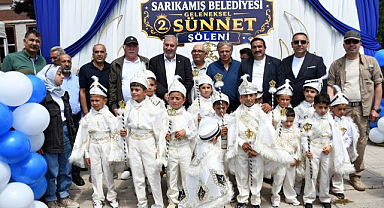 200 çocuğa sünnet şöleni!