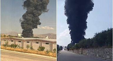Alevler fabrikayı sardı! Bölgeye çok sayıda ekip sevk edildi