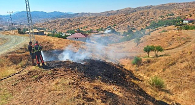 Alevler yükseldi, ekipler hızla müdahale etti