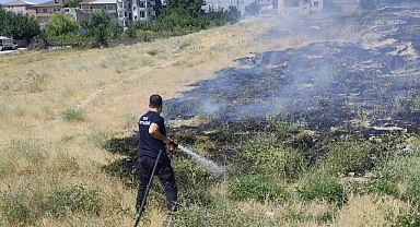 Anız yangınına hızlı müdahale