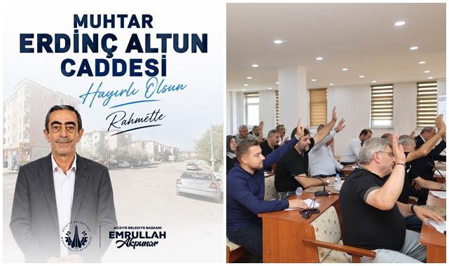 Aziziye Belediye Meclisi’nden vefa örneği