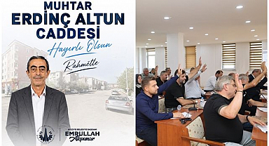 Aziziye Belediye Meclisi’nden vefa örneği