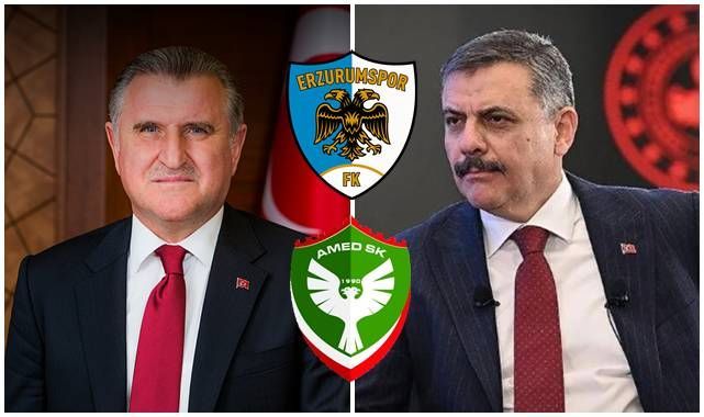 Bakanlar Erzurumspor- Amedspor maçını Diyarbakır'da takip edecek