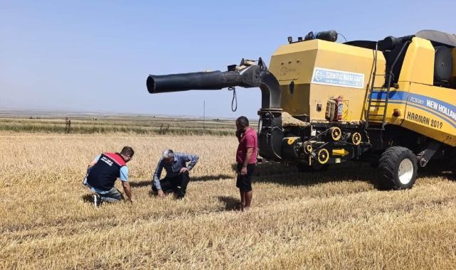 Biçerdöver hasadı kontrolleri sıklaştırıldı
