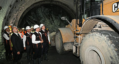 Çirişli Tüneli'nde çalışmalar yeniden hız kazandı