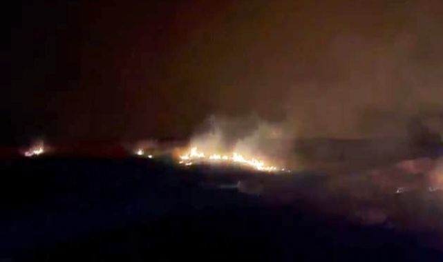 Dağlık alanda çıkan yangın kontrol altına alındı