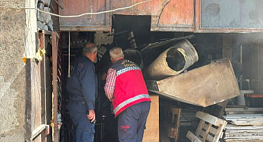 Depoda çıkan yangın yürekleri ağza getirdi