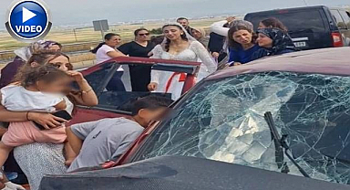 Düğün konvoyu kana bulandı: 2 ölü, 4 yaralı