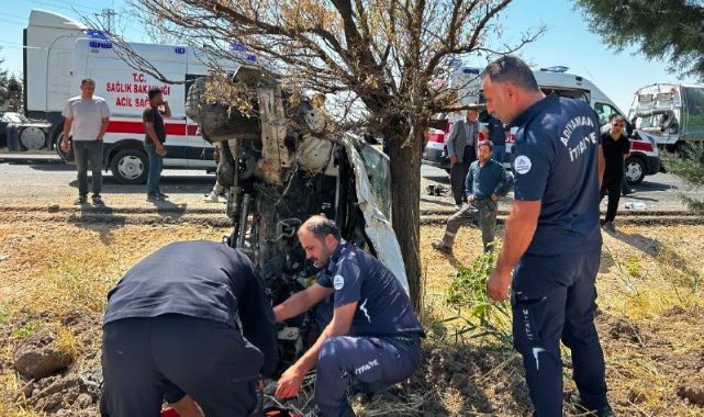 Düğün mutluluğu kazayla yarım kaldı