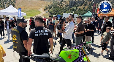 Ergan Motofest nefes kesen şovla başladı!
