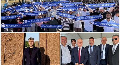 Erzurum AK Parti teşkilatından Ahlat-Malazgirt çıkarması